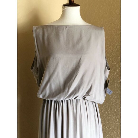 NATALIE DEAYALA Drape Back Silk Column Gown XXL - Picture 9 of 10